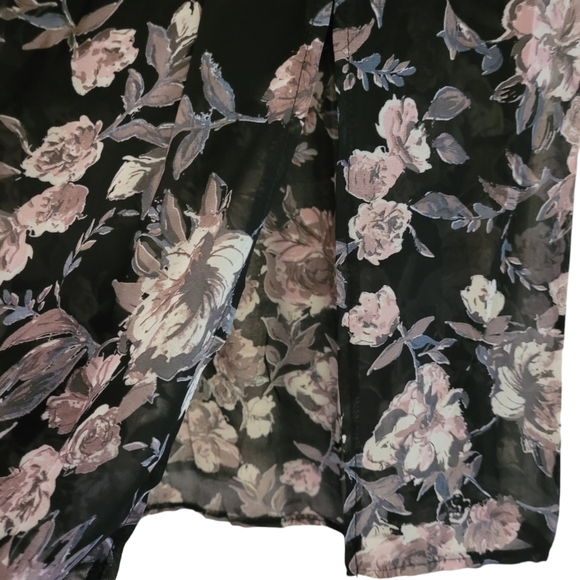 inLUV Skirt Floral Size 1X 2X 3X Back Zip NWT - Picture 5 of 10